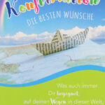 Wenskaart voor vormsel 'Papieren bootje'