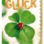 Geluksklaver verjaardagskaart