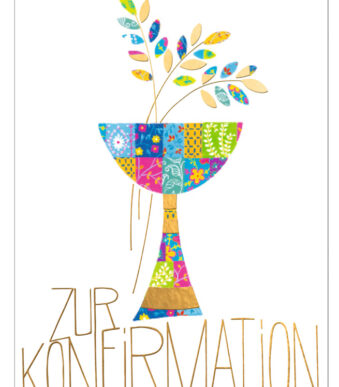 Communie-/vormselkaart 'Mozaïekkelk'