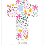 Bloemencruzada bevestigingskaart