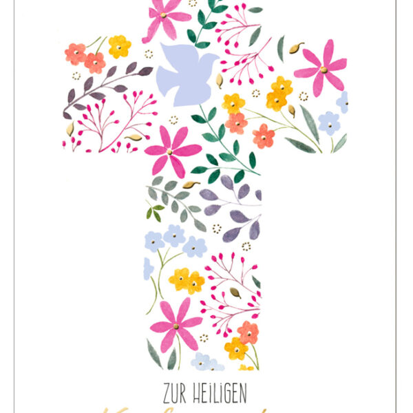 Bloemencruzada bevestigingskaart