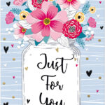 Gouden wenskaart 'Speciaal voor jou'