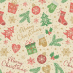 Cadeaupapier 'Eenvoudig Kerstmis'