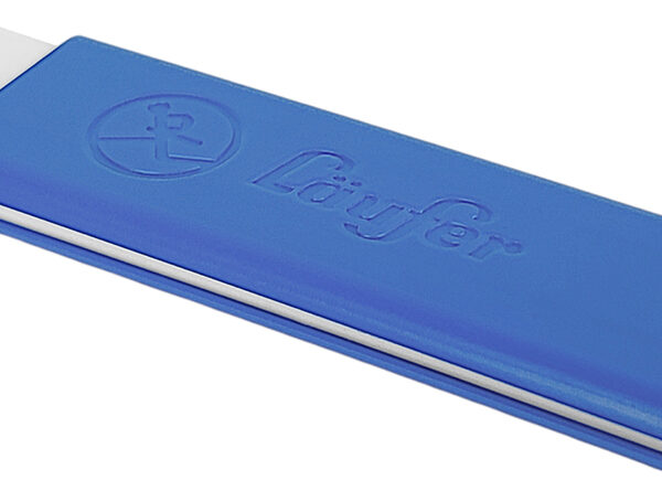 Loopmat kunststof gommetje blauw