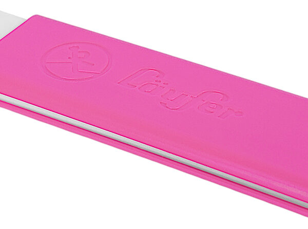 Loopvlak kunststof gummetje zakformaat 2, roze.