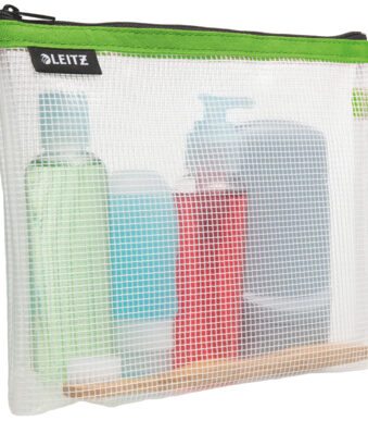 Leitze make-up tas WOW Traveller, transparant/groen