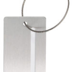 Aluminium bagage-etiket met venster