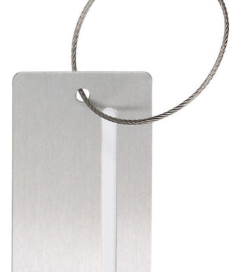 Aluminium bagage-etiket met venster