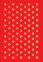 Herma feestkerstdecoratie-stickers 'Sterren', 6 mm, goud