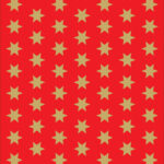 Herma kerstdecoratie stickers 'Sterren', 8 mm, goud