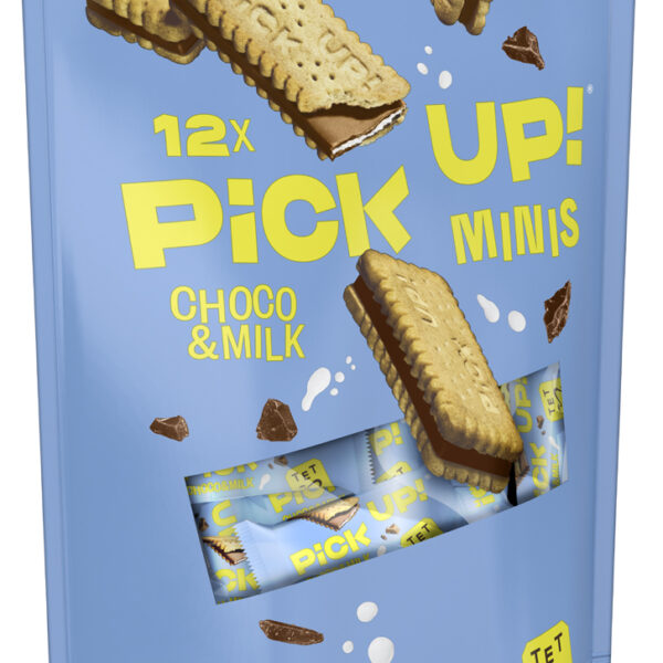 Chocolade- en melkreepjes, zakje