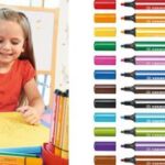 Stabilo viltstiften trio rood