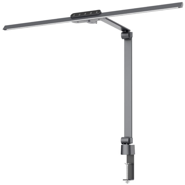 LED-tafelklemplamp 'Flow', antraciet