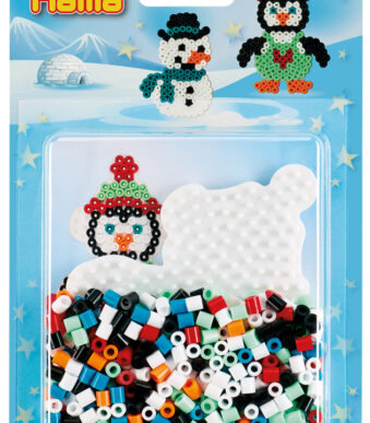 Hama strijkkralen midi 'Pinguïn', op kaart