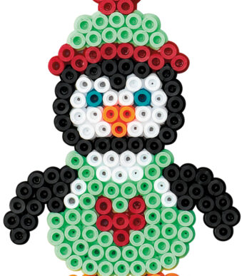 Hama strijkkralen midi 'Pinguïn', op kaart