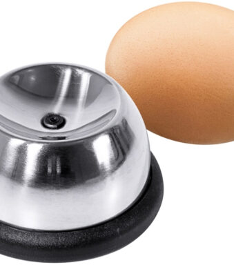 Eierprikker van hoogglans roestvrijstaal