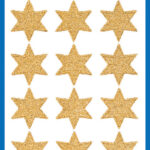Avery design kerststerren-stickers goud