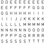 Herma letters-stickers A-Z, folie zwart, 5 mm hoog