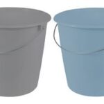 Schoonmaakemmer 'Erik', rond, 10 liter, nordicgrijs