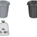 Vuilnisbak 'Mats', 23 liter, grafietkleur