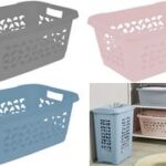 Wasmand 'Jost', breedte: 650 mm, Scandinavisch roze