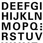 HERMA Letters Stickers A-Z, Folie zwart, 15 mm hoog