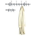 Kerkmann wandkapstok Arte, 3 haken, zilverkleurig.
