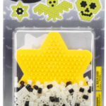 Hama strijkkralen midi 'Griezelig/Nachtlichtgevend', in blisterverpakking.