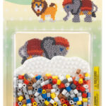 Strijkkralen midi 'Olifant/Leeuw', op kaart