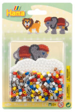 Strijkkralen midi 'Olifant/Leeuw', op kaart