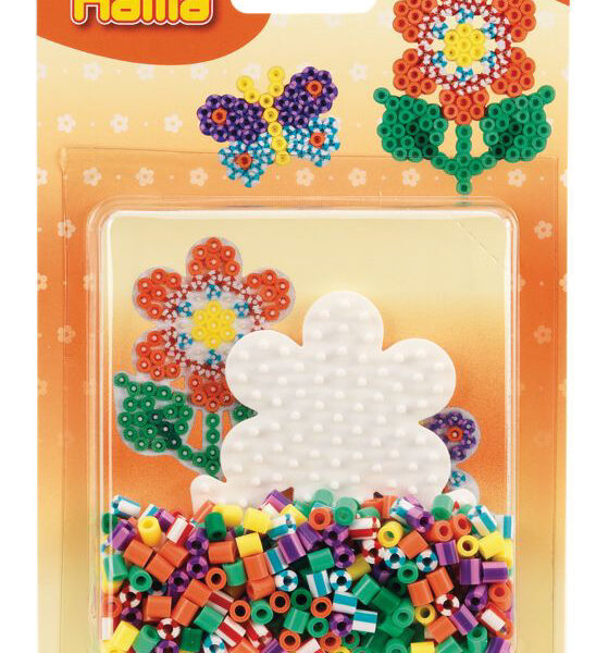 Strijkkralen midi 'Streep-kralen - Bloem', op kaart