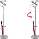 Kapstok Ohio, 9 haken, draaibaar, alukleurig