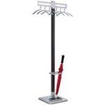 Stalen klerenhangers Montana, aluminium zilverkleur