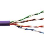 Installatiekabel CAT6, U/UTP, lage rookgasemissie, 100 m