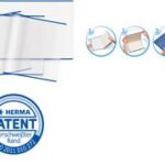 Transparante boekomslagen, (H)250 x (B)440 mm