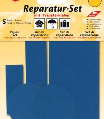 Reparatieset voor broeken/kleding, korenblauw