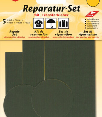 Reparatieset voor lappendekens, olijfgroen