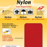 Zelfklevende nylon-reparatiestukken, lichtrozen kleur