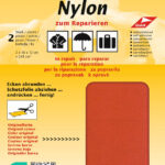 Zelfklevende nylon-reparatielappen, oranje