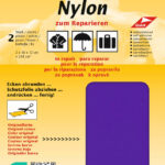 Zelfklevende nylon reparatielappen, paars