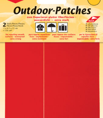 Outdoor-kleefpleisters, rood, 65 x 120 mm