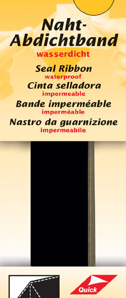 Naadafdichtingsband, 20 mm x 3 m, zwart