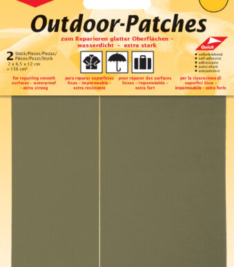 Buitenreparatielappen, zelfklevend, 65 x 120 mm, beige