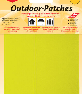 Buitenpleisters, zelfklevend, 65 x 120 mm, neonkleur