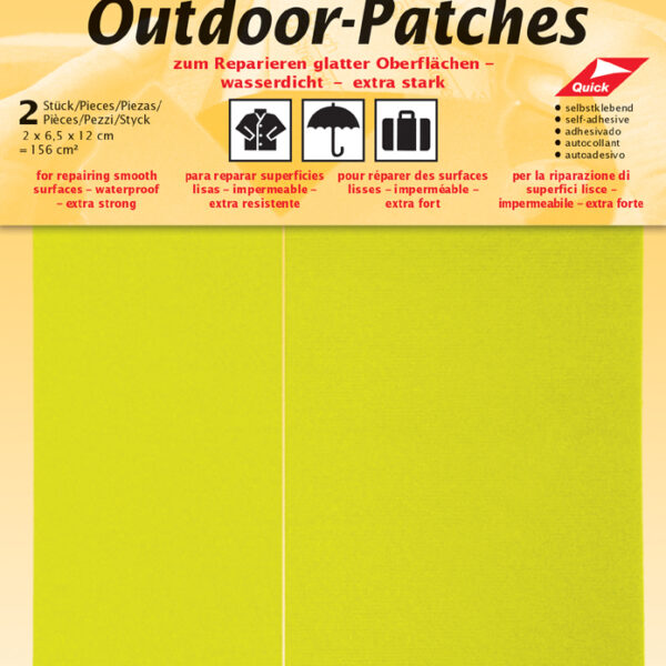 Buitenpleisters, zelfklevend, 65 x 120 mm, neonkleur