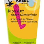 Creatieve kinderverf, 75 ml, Indisch geel