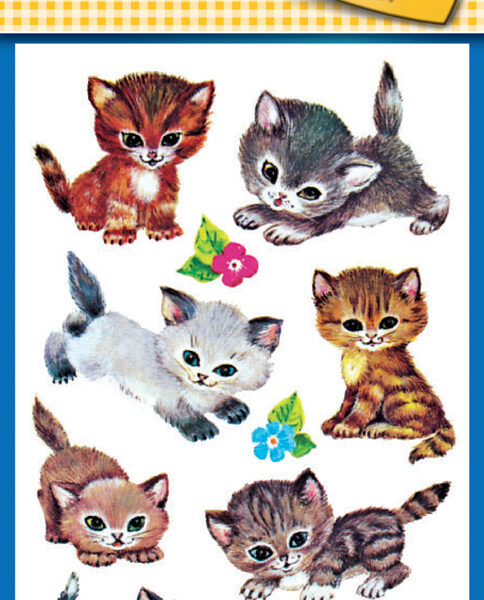 Stickervellen Katten voor kinderen