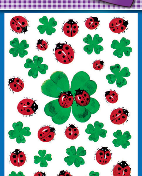 Avery Vormgevende Stickers 'Lieveheersbeestjes & Klavertjes'