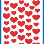 Avery Zelfklevende Hartstickers Creatief