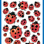 Avery Vormstickers 'Lieveheersbeestje'